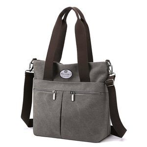 Canvas Tote Bag Lhtweht Crossbody Purse Multi-Pocket Durable C :)